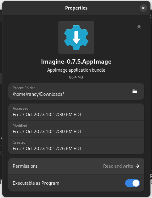 Easily Install "Imagine" Desktop Image Compression Application